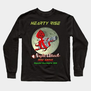 Hearty Rise Night Attack By The Moon Light Long Sleeve T-Shirt